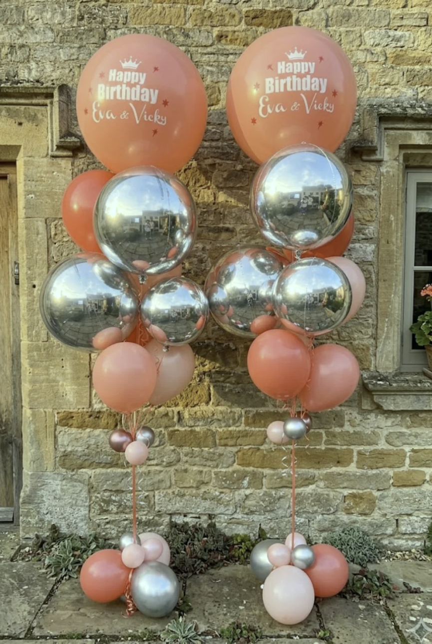 Helium balloon bouquet